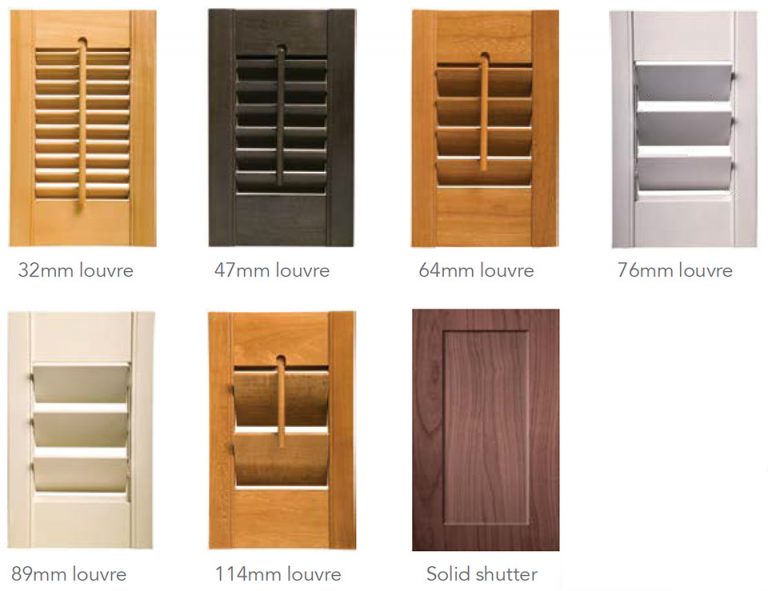 Shutter Louvre Options Bespoke Wooden Shutters Nantwich, Cheshire